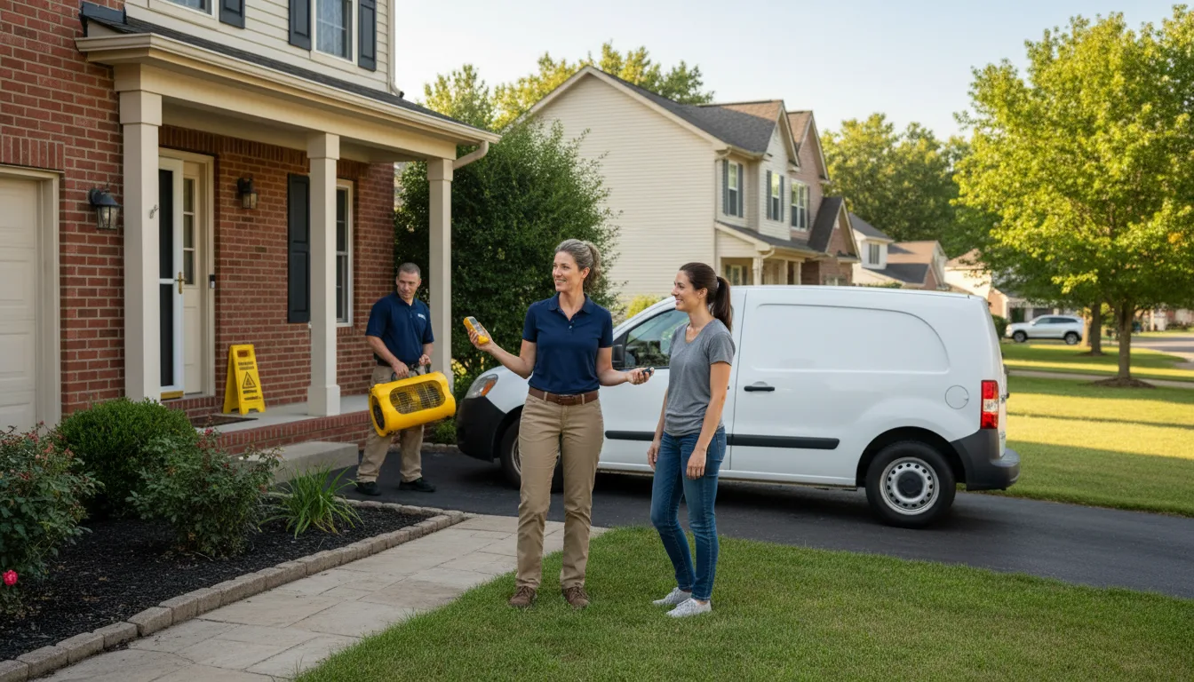 Water restoration image for Home Water Damage Repair in Brisbane, CA